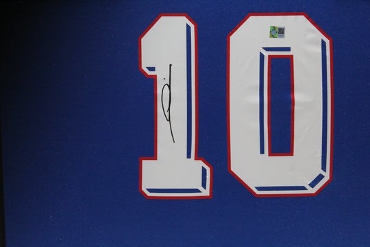Zinedine Zidane Frankrijk 1998 ingelijst thuis shirt