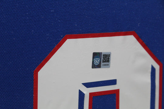 Zinedine Zidane Frankrijk 1998 ingelijst thuis shirt