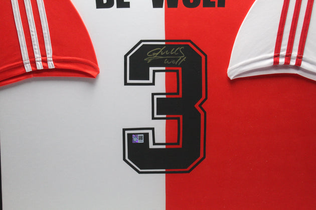 John de Wolf Feyenoord ingelijst 94/95 thuis shirt (Beschadigd A)
