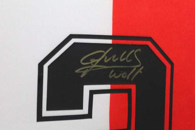 John de Wolf Feyenoord ingelijst 94/95 thuis shirt (Beschadigd A)