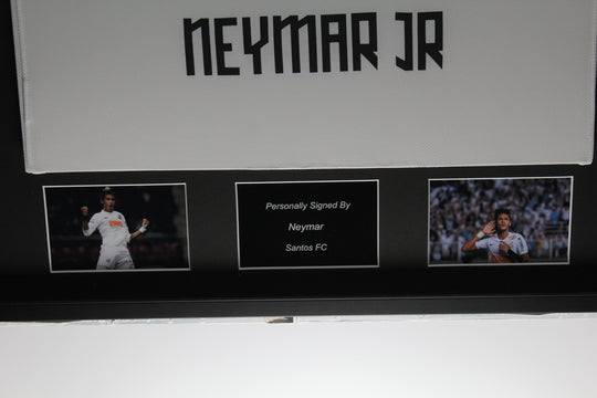 Neymar Santos 12/12 Ingelijst Thuis Shirt