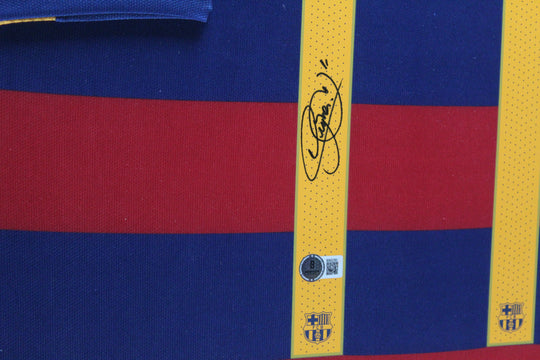 Neymar FC Barcelona 15/16 Ingelijst Thuis Shirt