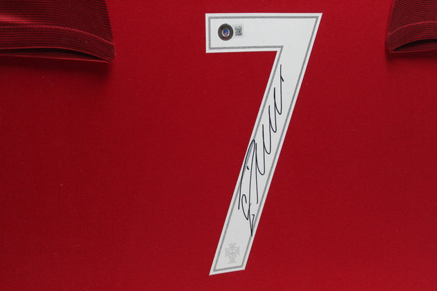 Cristiano Ronaldo Portugal 2016 ingelijst thuis shirt