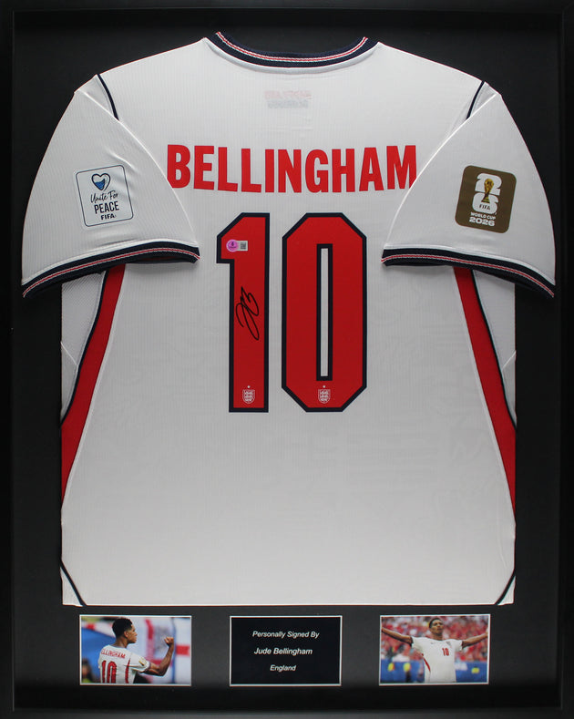 Jude Bellingham Engeland WK 2026 ingelijst Thuis Shirt