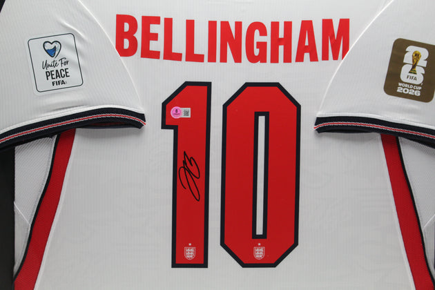 Jude Bellingham Engeland WK 2026 ingelijst Thuis Shirt
