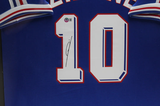 Zinedine Zidane Frankrijk 1998 ingelijst thuis shirt