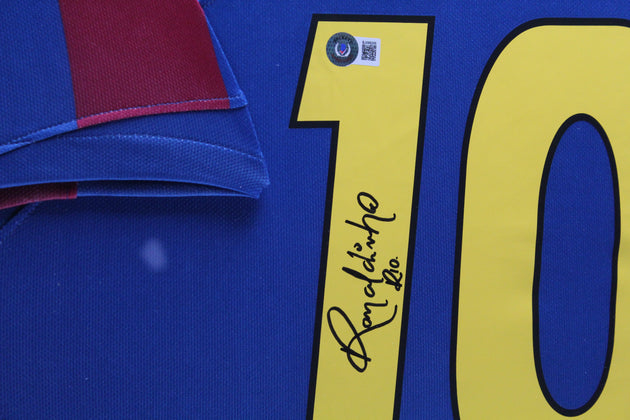 Ronaldinho FC Barcelona 05/06 ingelijst thuis shirt