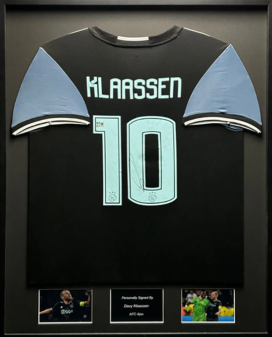 Davy Klaasen AFC Ajax 16/17 ingelijst uit shirt